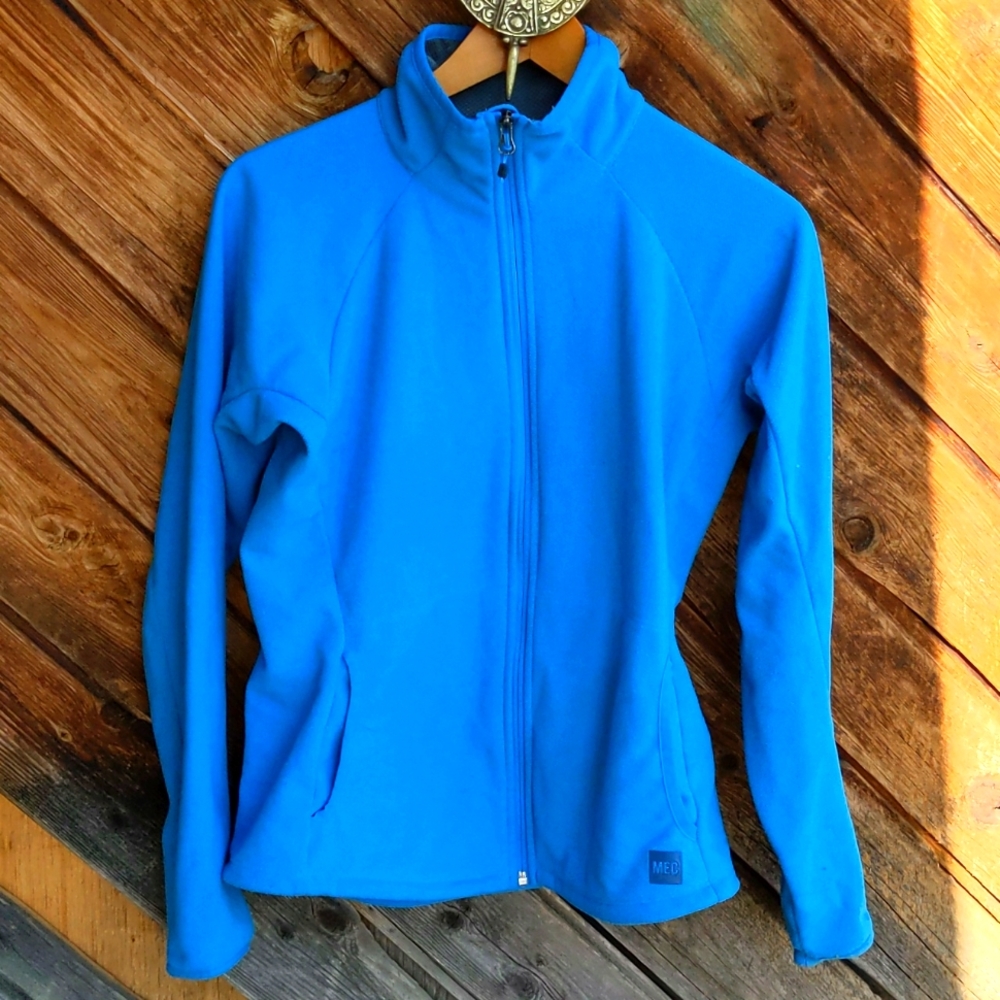MEC Coaction bright blue Fleece Jacket Medium